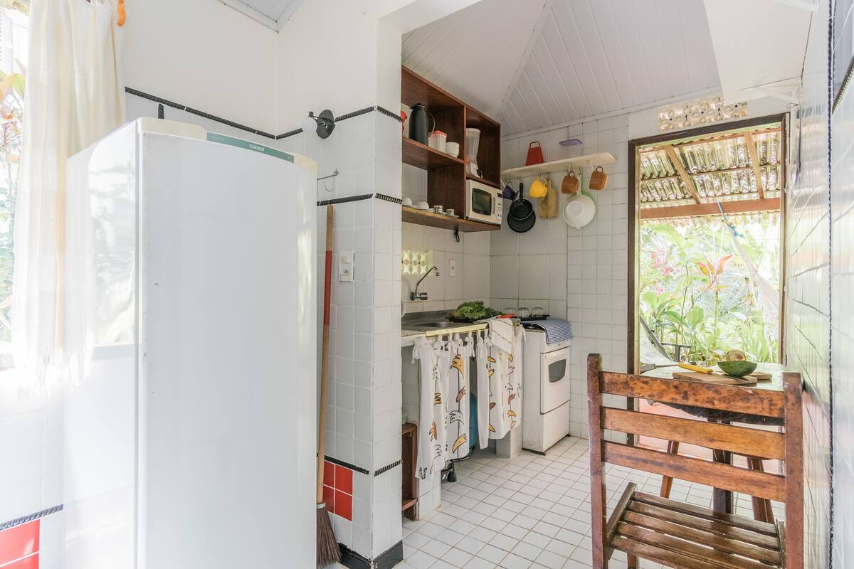 romantic chalet, kitchen, garden area (2/3/4 people) | living area | 33-inch led tv with digital channels, tv, netflix