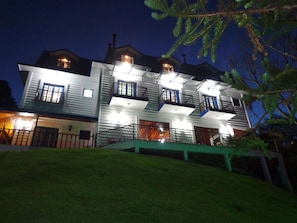 Front of property – evening/night