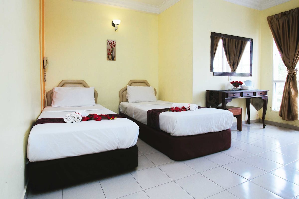 Superior With Window | 1 bedroom, down comforters, desk, laptop workspace