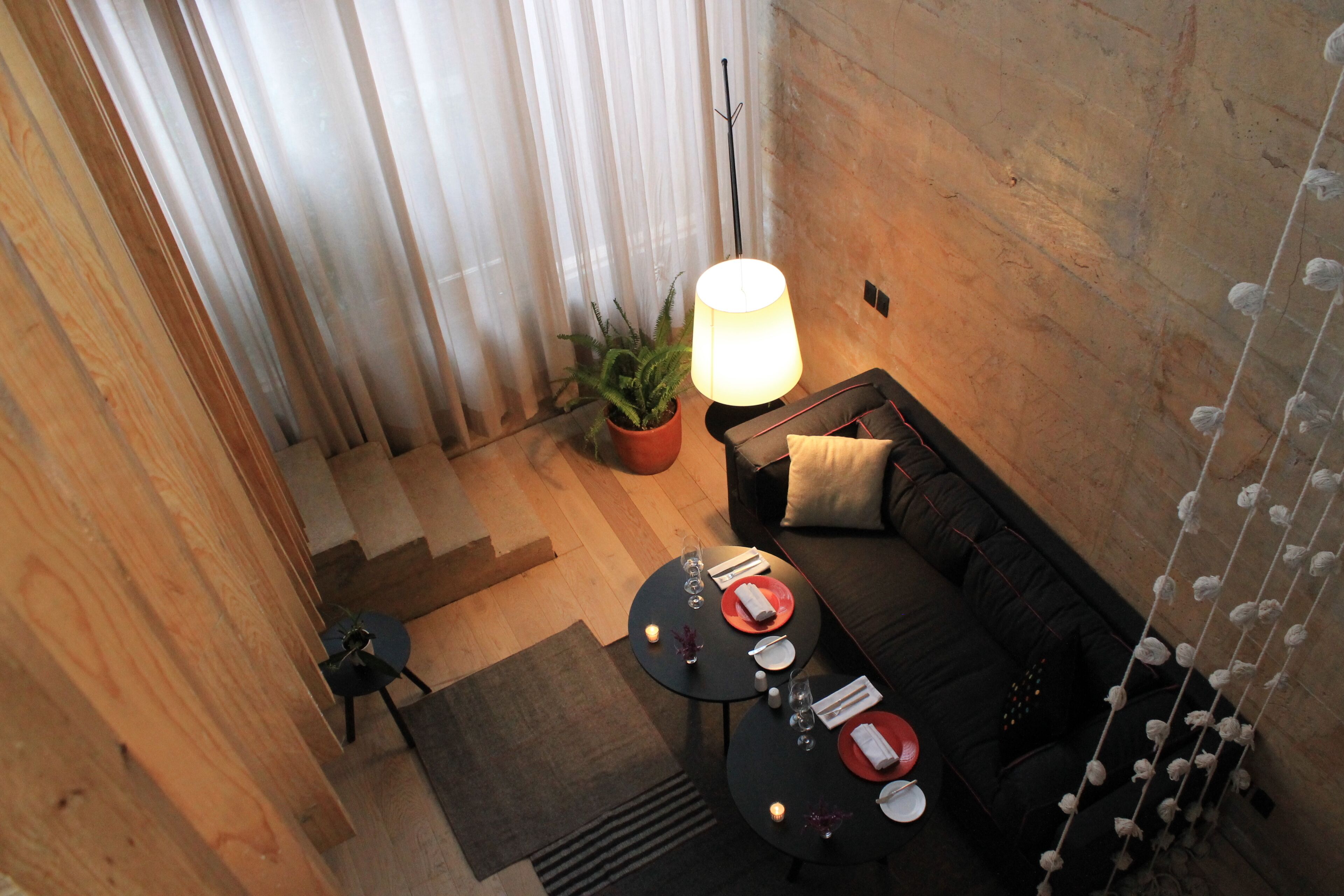 bo suite | living area | 42-inch lcd tv with satellite channels, tv, dvd player