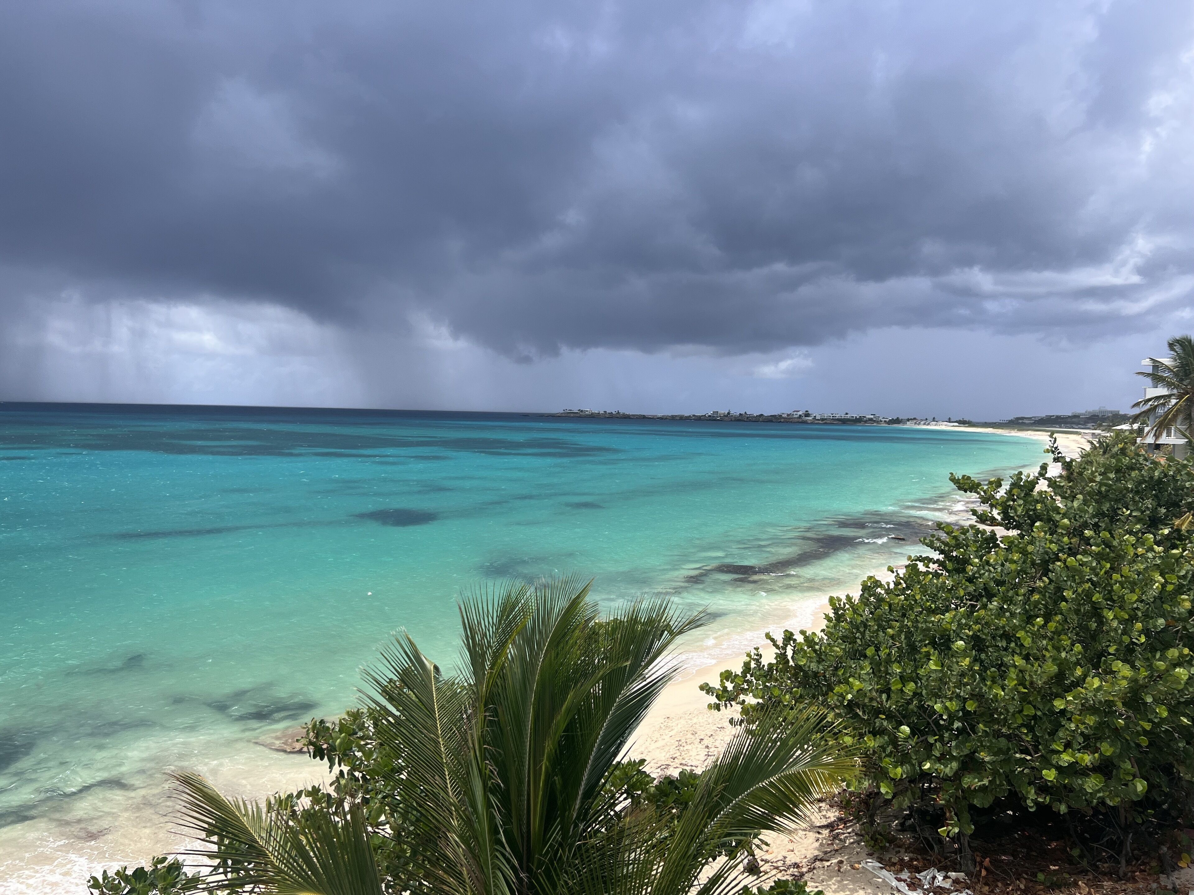 on the beach, sun-loungers, beach umbrellas, beach towels
