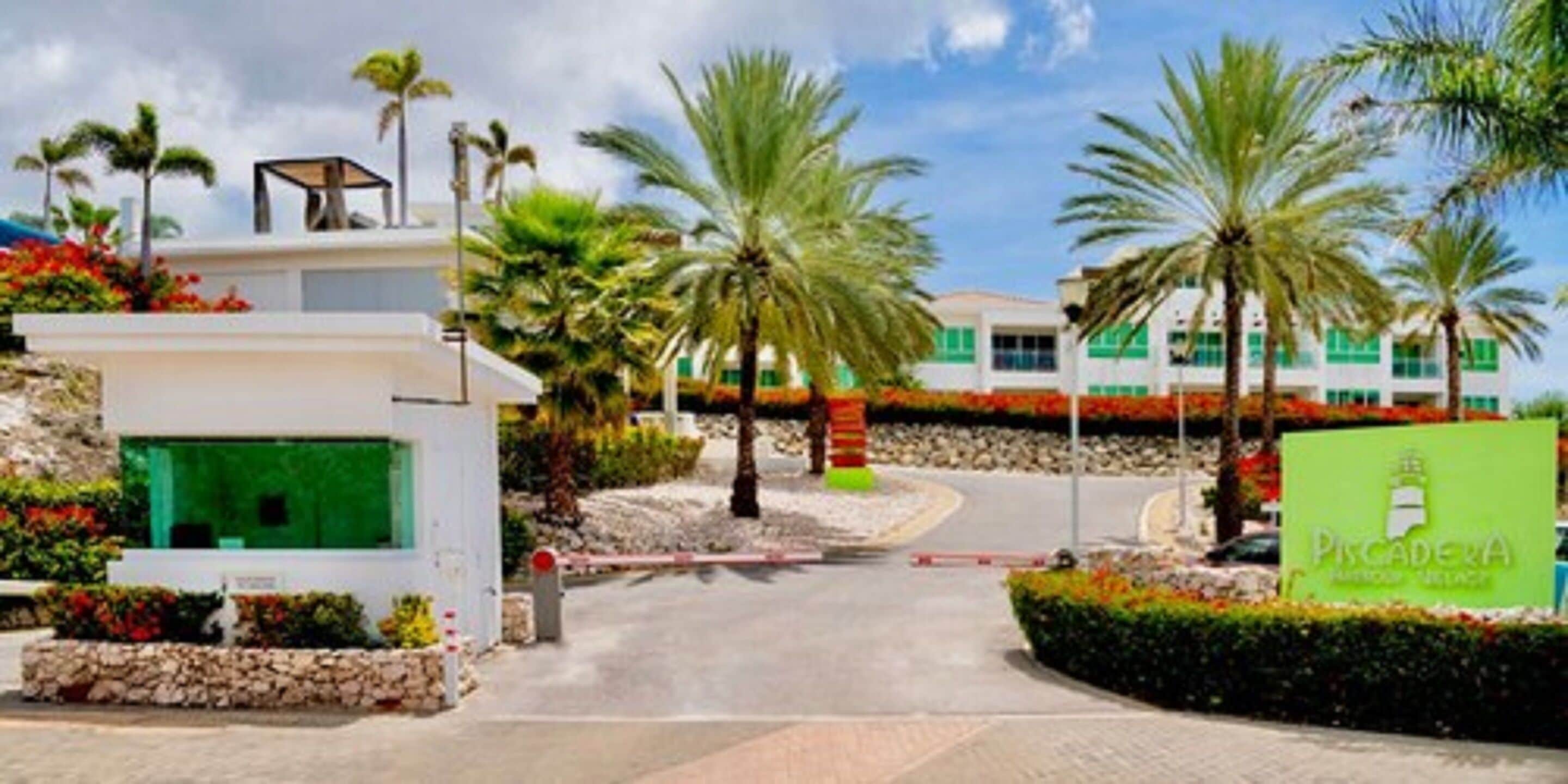 Façana frontal de l'allotjament