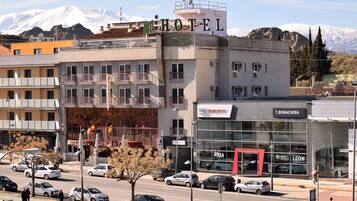 Voorkant van accommodatie