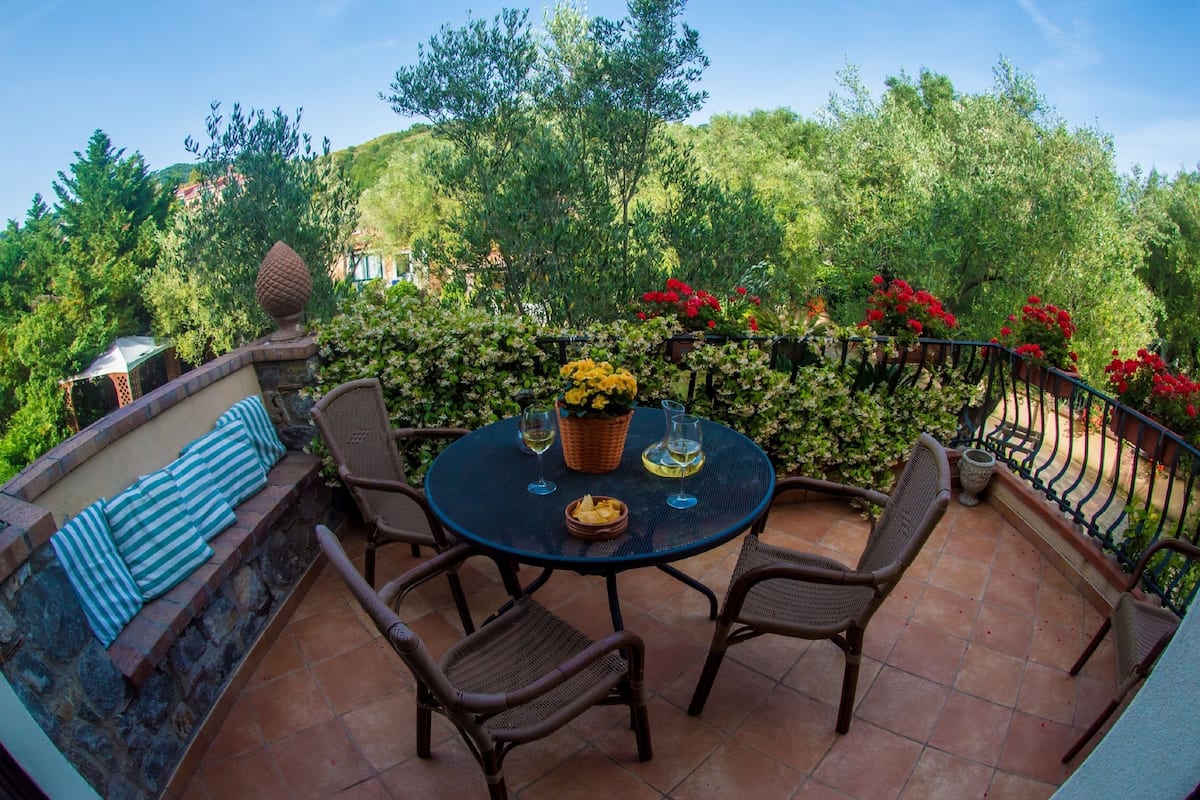 Leilighet – classic, 2 soverom, kjøkken, hageutsikt | Terrasse/patio