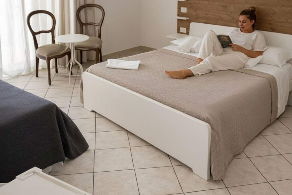 Down comforters, individually decorated, individually furnished