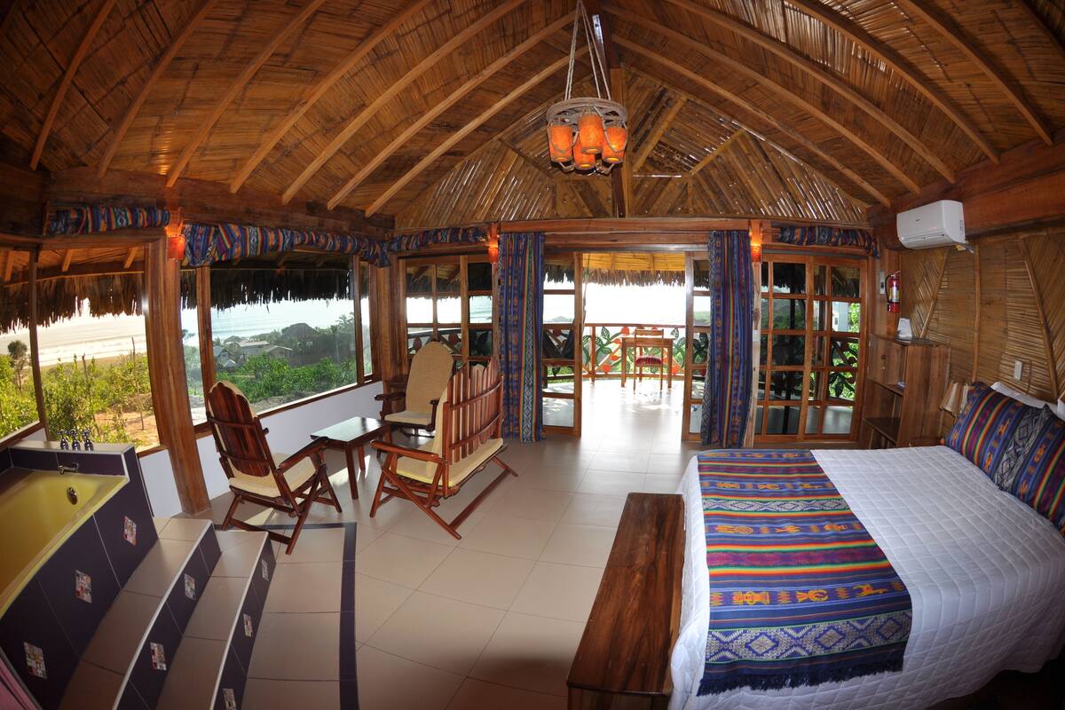 Luxury Cabin | Egyptian cotton sheets, down comforters, pillowtop beds, in-room safe