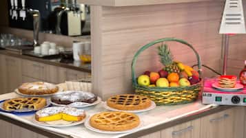 Daily buffet breakfast (EUR 7 per person)