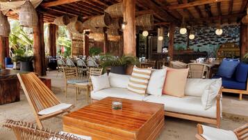 Breakfast, lunch, dinner served; Caribbean cuisine, beach views