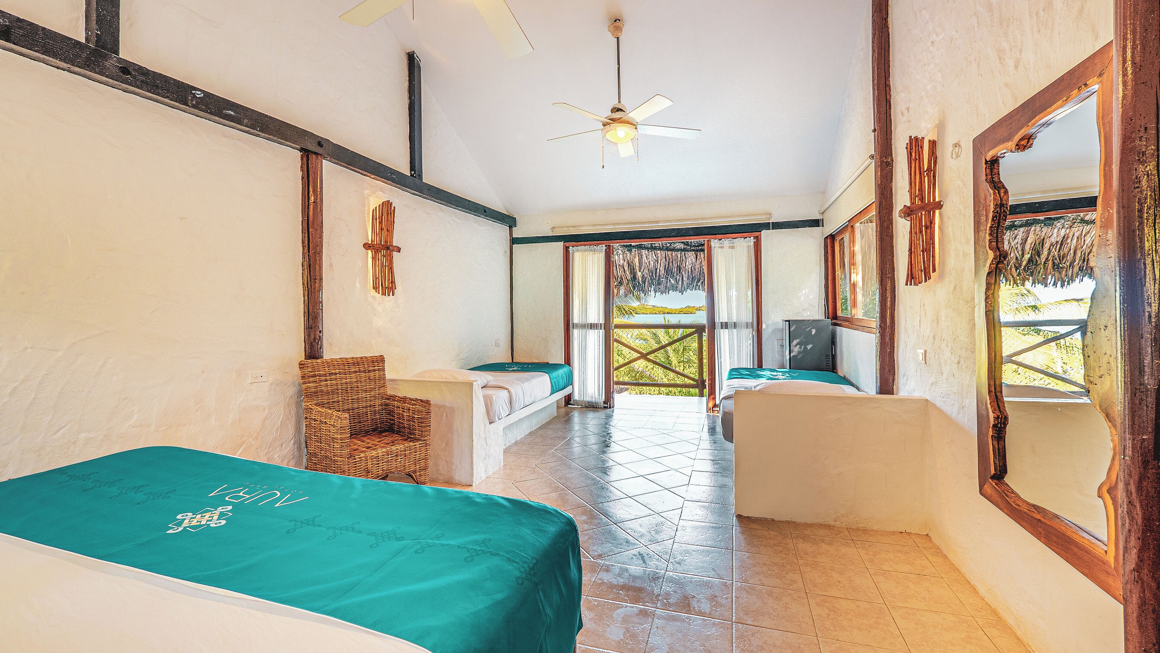 superior bungalow, multiple beds | minibar, in-room safe, individually furnished, iron/ironing board