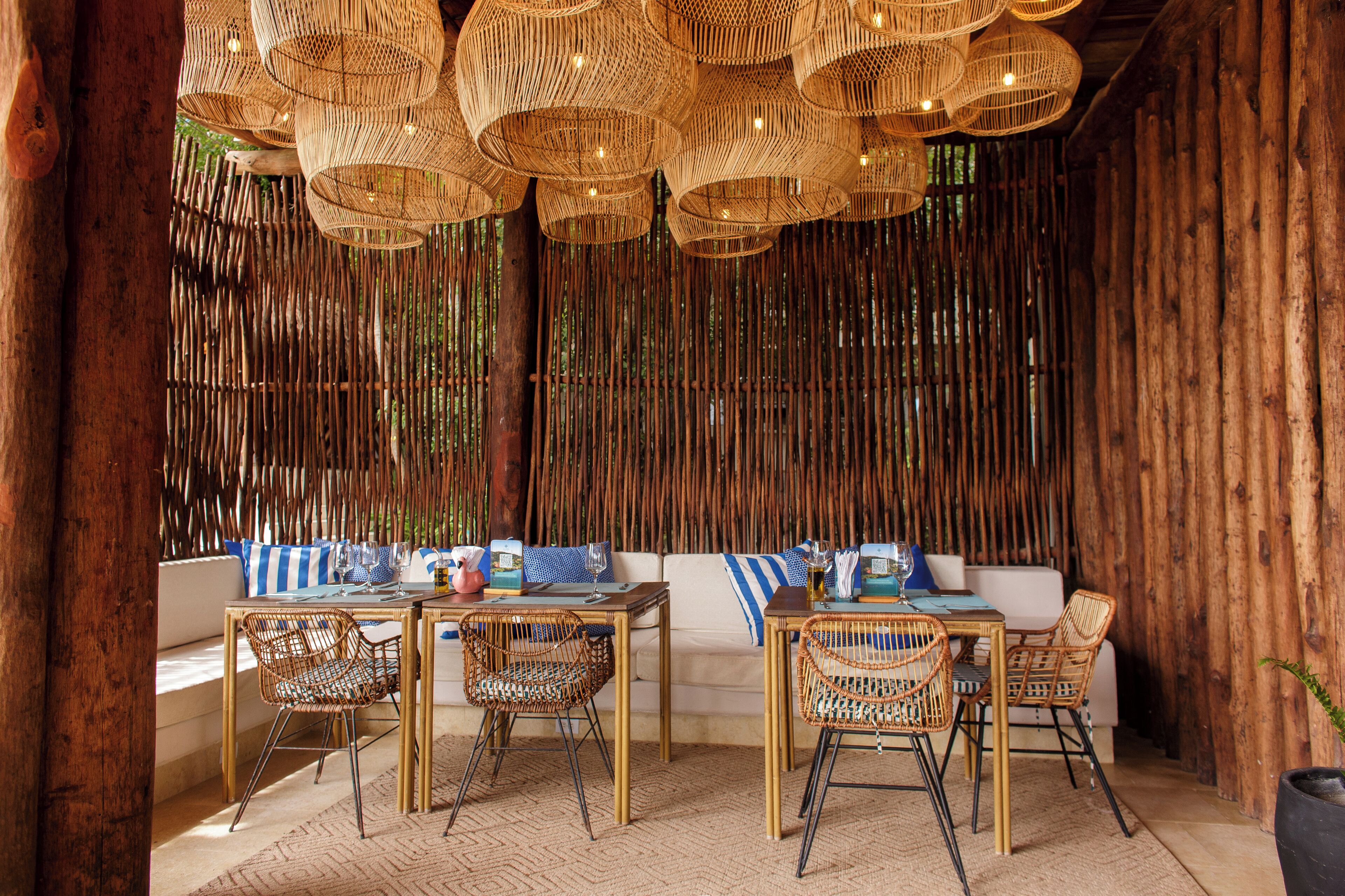 breakfast, lunch, dinner served; caribbean cuisine, beach views