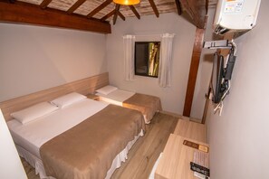 Ropa de cama de alta calidad y minibar 