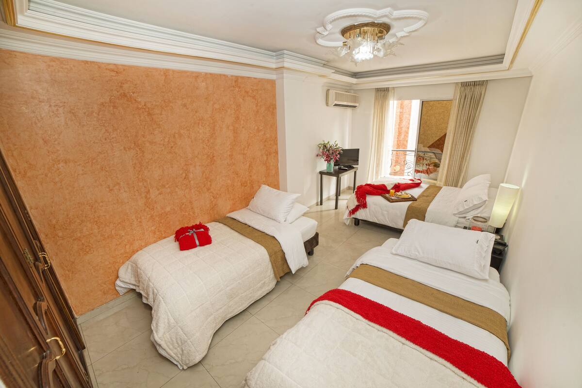Triple Room | Premium bedding, down duvets, in-room safe, desk