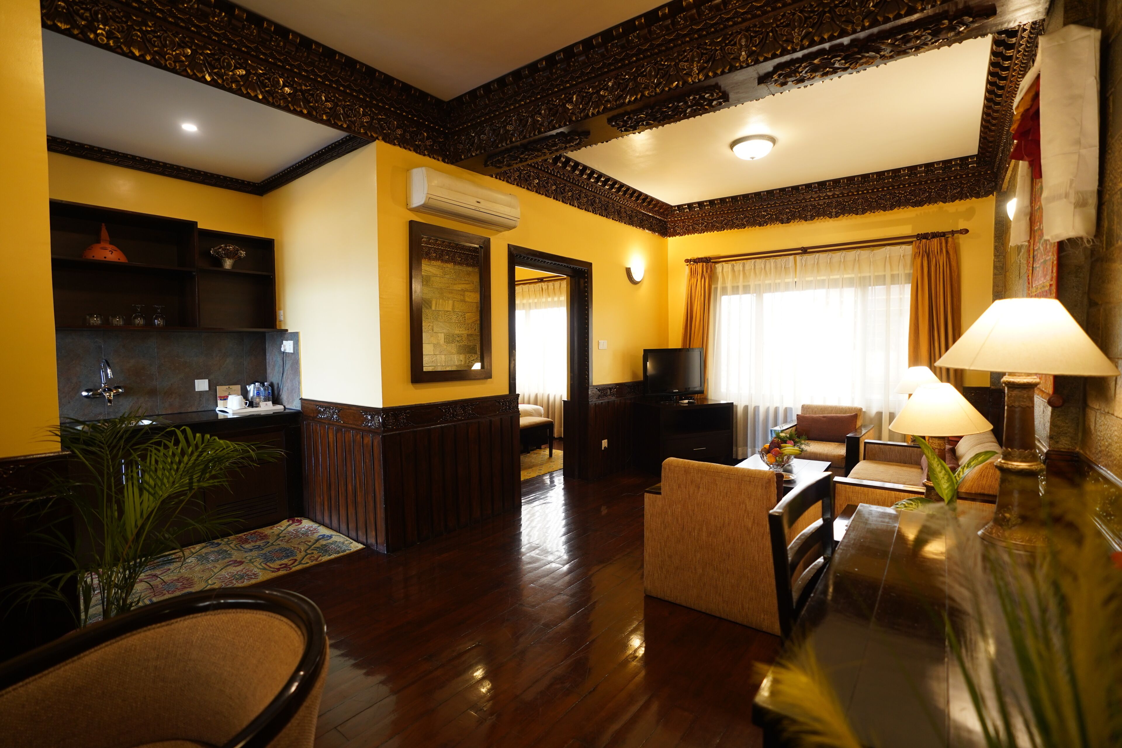 Tibetan Executive Suites | Premium bedding, Select Comfort beds, minibar, in-room safe