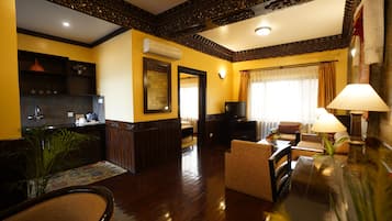 Tibetan Executive Suites | Premium bedding, Select Comfort beds, minibar, in-room safe