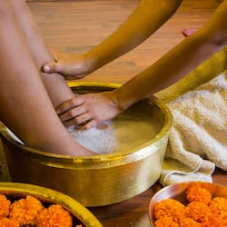 Salas de tratamiento para parejas, un sauna, tratamientos corporales
