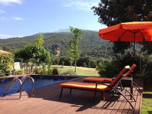 Sun deck - Hotel Can Vila (Sant Esteve de Palautordera)