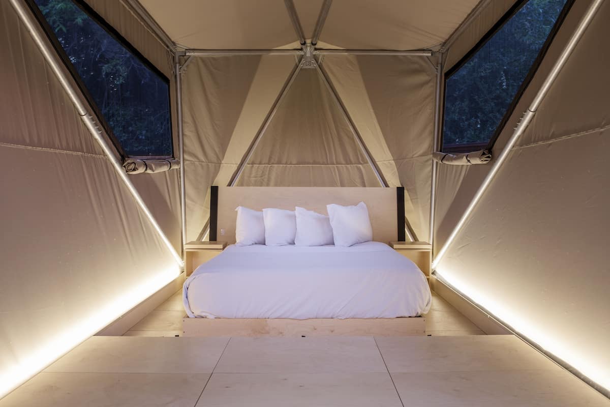 Lake View Jupe Tent | 1 Schlafzimmer, kostenloses WLAN, Bettwäsche