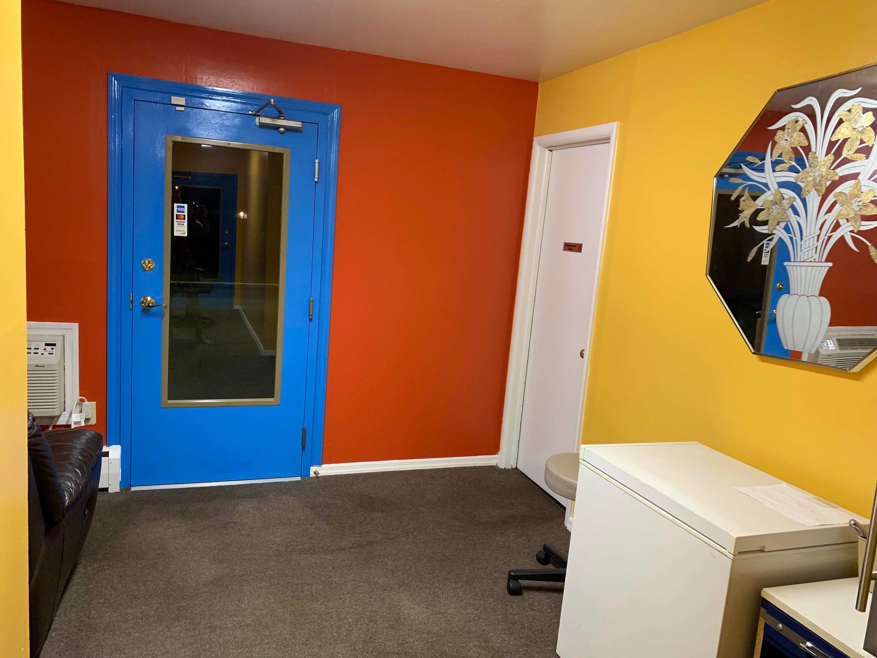 Interior entrance