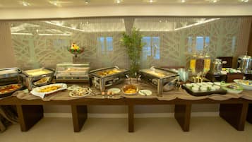Daily buffet breakfast (EUR 13 per person)