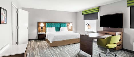 Estudio, 1 cama King size, con acceso para personas discapacitadas, para no fumadores | Decoración personalizada, muebles diferentes y escritorio