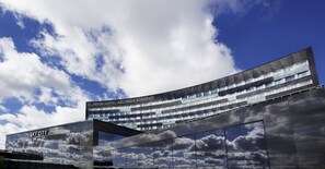 Façana frontal de l'allotjament