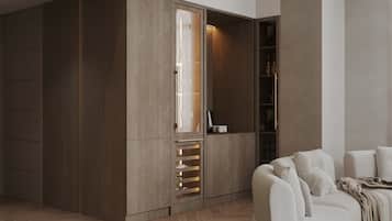 Suite Presidenziale | Biancheria da letto di alta qualità, minibar, una cassaforte in camera