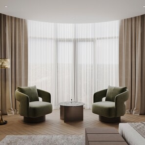 Suite presidencial | Zona de estar | Una televisión de pantalla plana