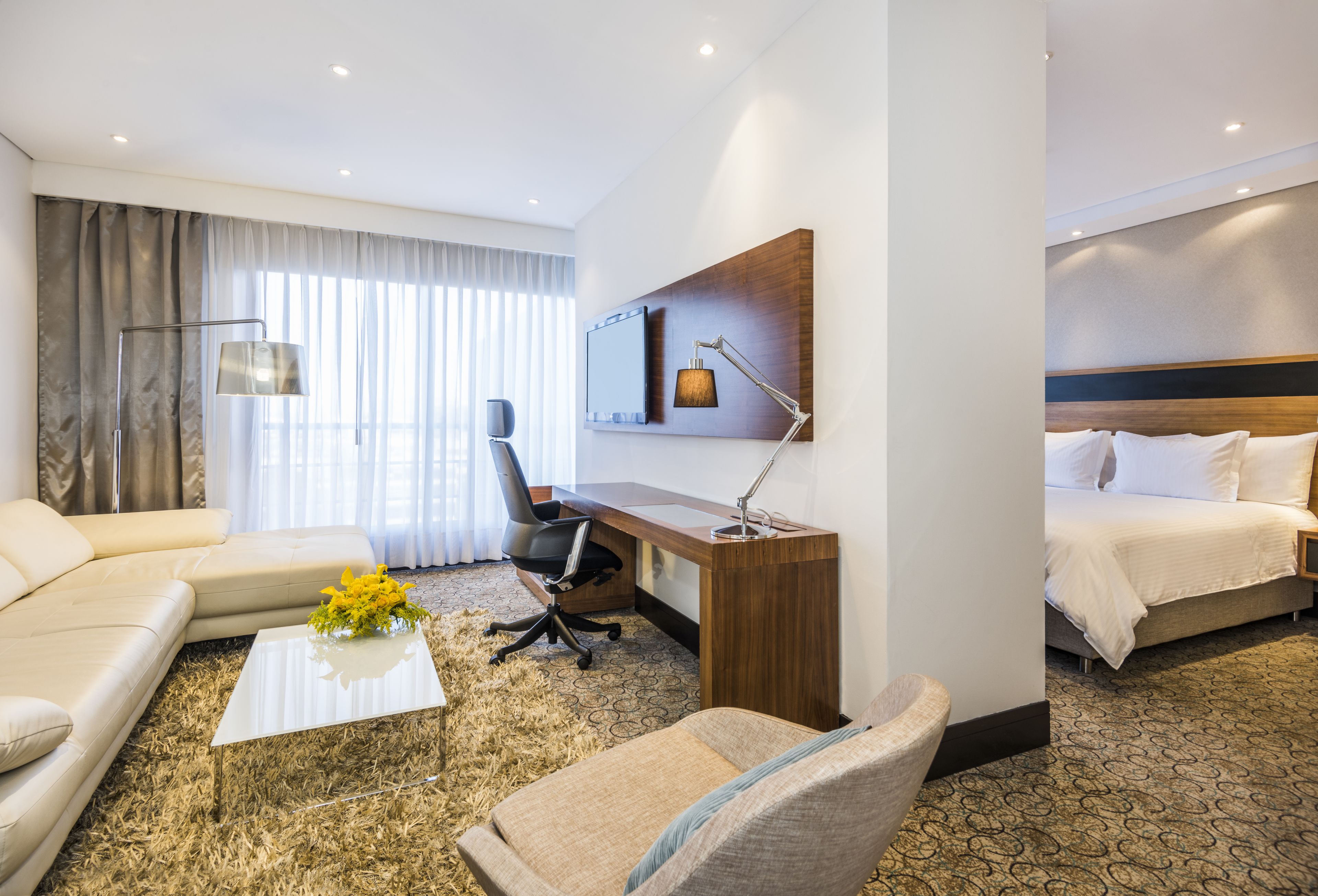 suite, 1 king bed, executive level | premium bedding, minibar, in-room safe, individually furnished
