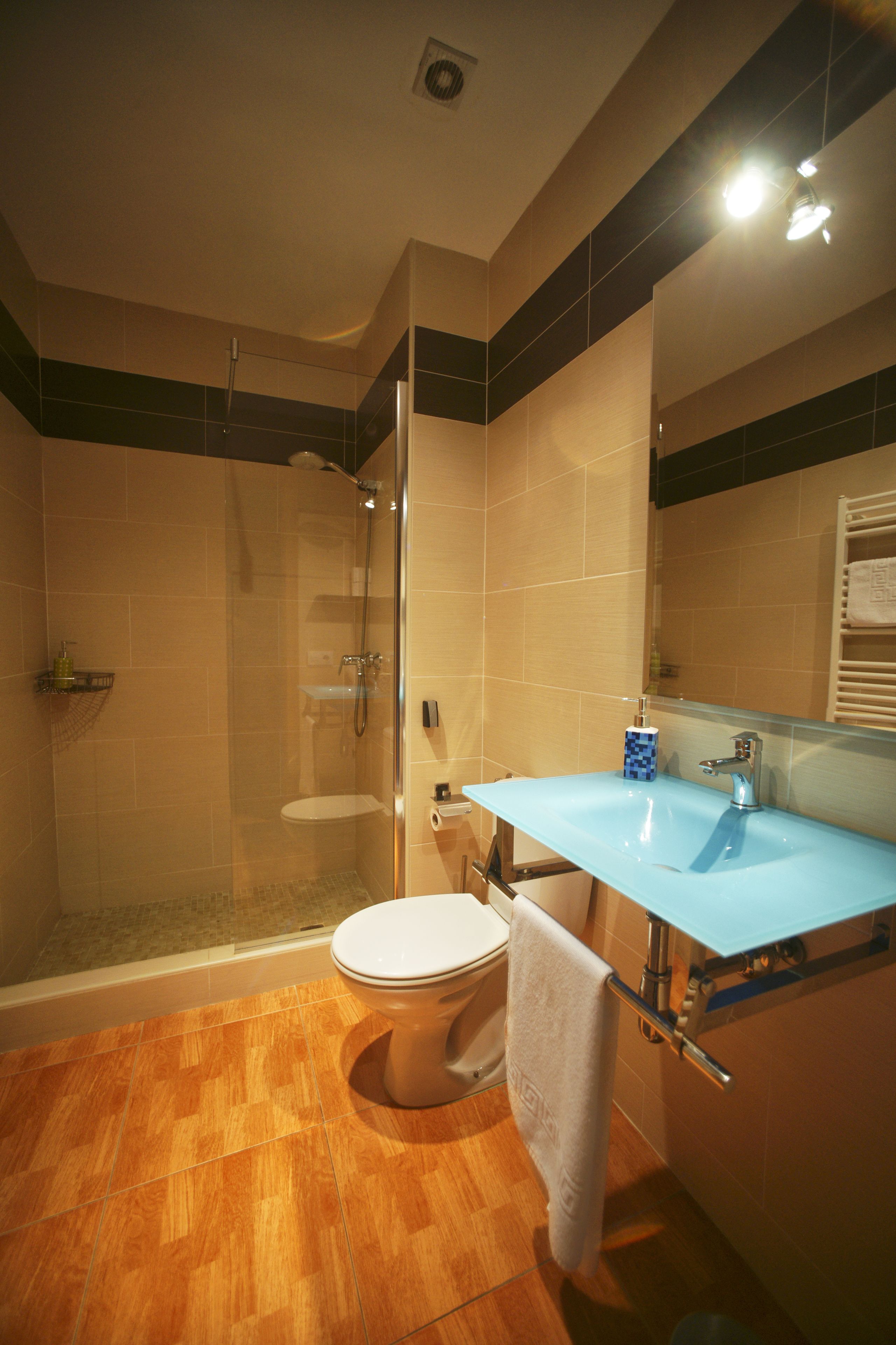 standard apartment, 1 bedroom | bathroom | shower, free toiletries, hair dryer, towels