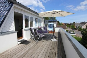 Apartment, 1 Bedroom (top floor) | Terrace/patio - Haus Lackner (Timmendorfer Strand)