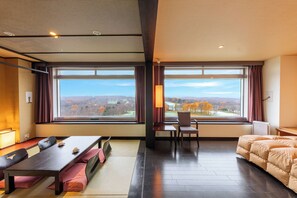 디럭스룸, 금연 (Japanese Western Style, 10F) | 책상, 무료 WiFi, 침대 시트