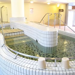 Sauna, hot springs/mineral springs, body treatments, facials