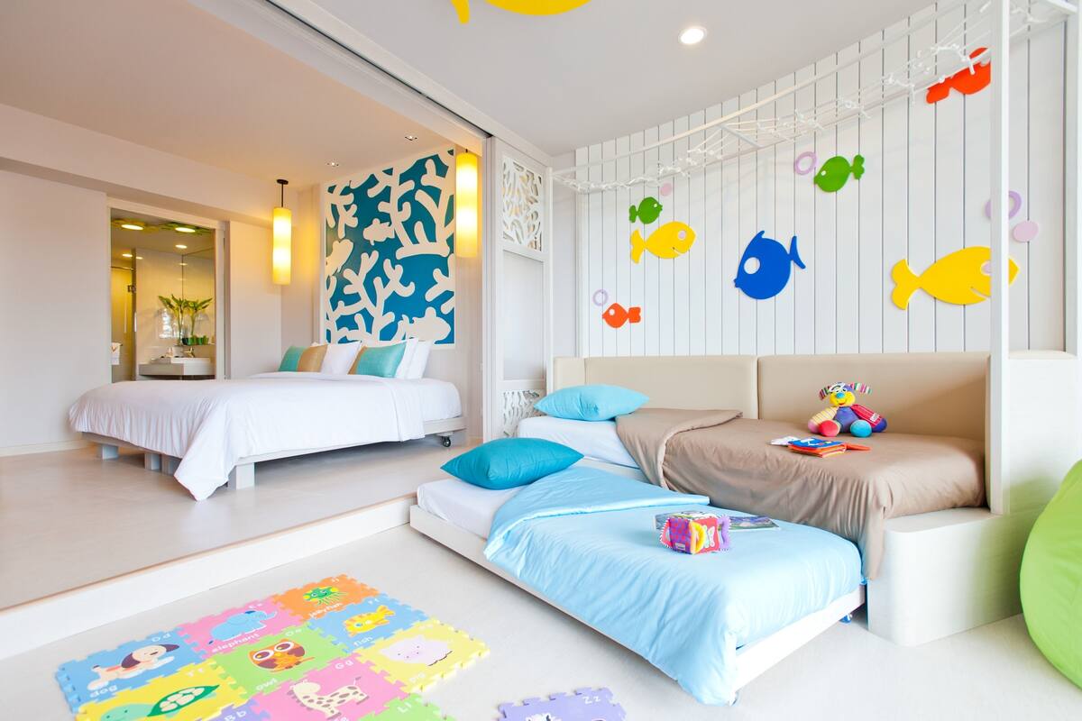 ห้องแฟมิลี่ | ห้องพักตกแต่งสำหรับเด็ก