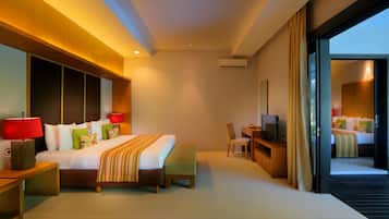 Two Bedroom Pool Villa | 1 bedroom, in-room safe, desk, blackout drapes