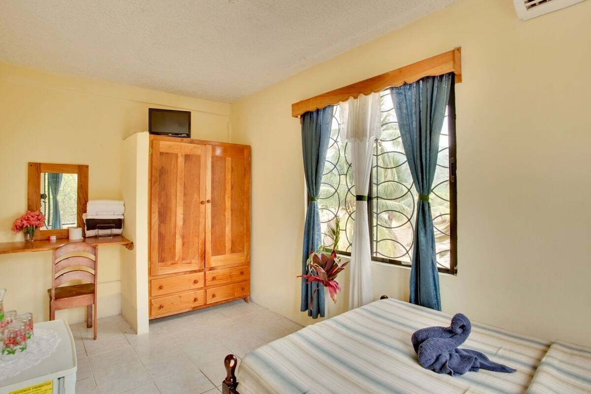 Down duvets, desk, iron/ironing board, free WiFi