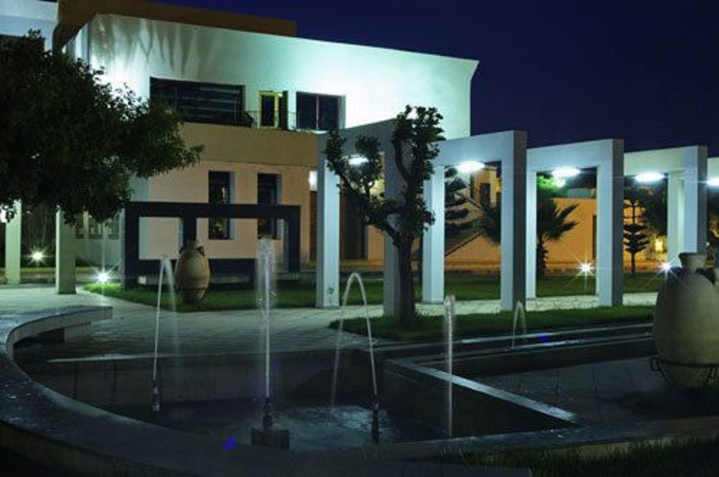 Front of property – evening/night