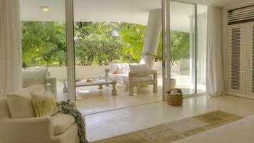 Blick auf den Garten