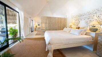 Signature-Suite, 1 Schlafzimmer, Gartenblick | 3 Schlafzimmer, hochwertige Bettwaren, Betten mit Memory-Foam-Matratzen