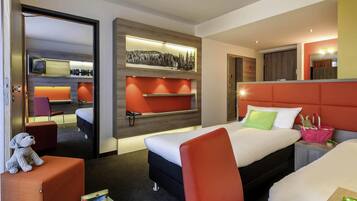 1 habitación y ropa de cama hipoalergénica