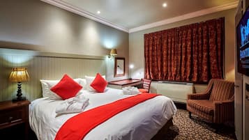 In-room safe, desk, blackout curtains, iron/ironing board