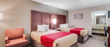 デスク、アイロン / アイロン台、WiFi (無料)、ベッドシーツ