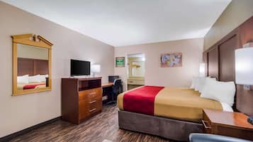 ルーム キングベッド 1 台 バリアフリー 禁煙 | デスク、アイロン / アイロン台、WiFi (無料)、ベッドシーツ