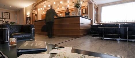 Sala de estar en el lobby