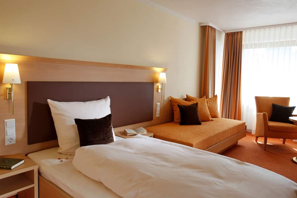 premium bedding, minibar, in-room safe, individually decorated