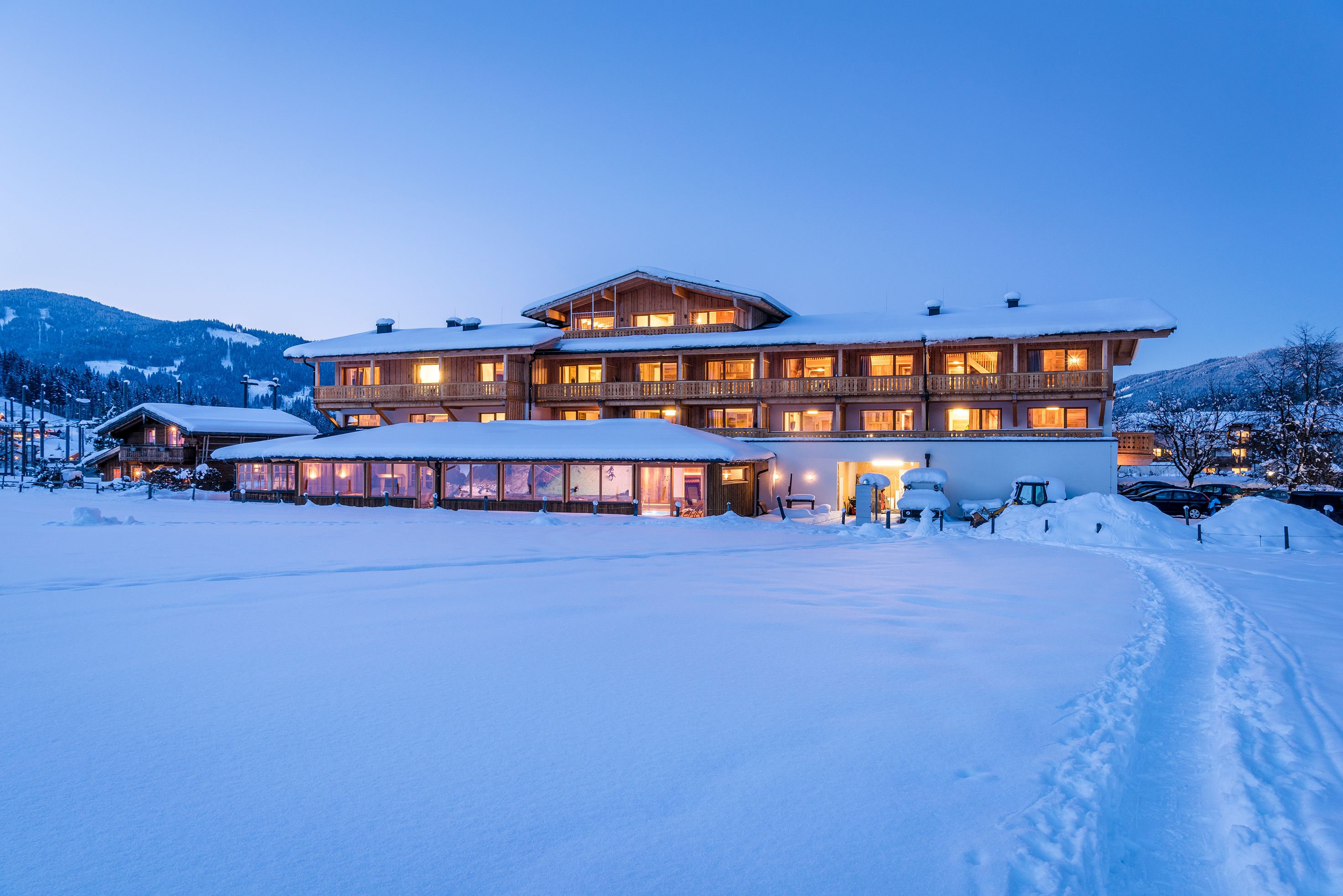 front of property – evening/night