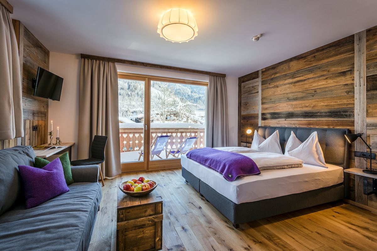 Habitación | 2 dormitorios, ropa de cama hipoalergénica, caja fuerte