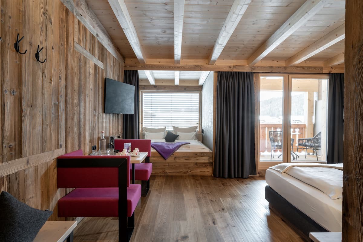 Habitación cuádruple | 2 dormitorios, ropa de cama hipoalergénica, caja fuerte