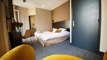 Camera Superior con letto matrimoniale o 2 letti singoli, balcone | Biancheria da letto di alta qualità, una cassaforte in camera