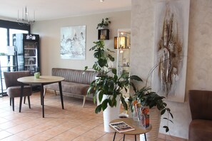 Sitteområde i lobbyen