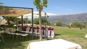Espace banquet en plein air